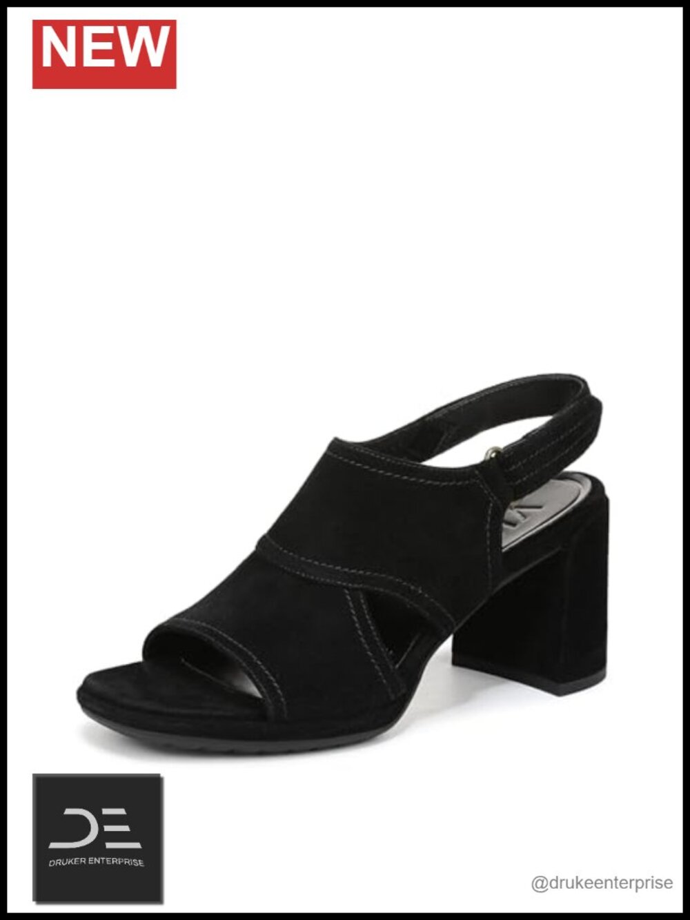 Waxed Suede Slingback Wedge Sandals with Arch Support
